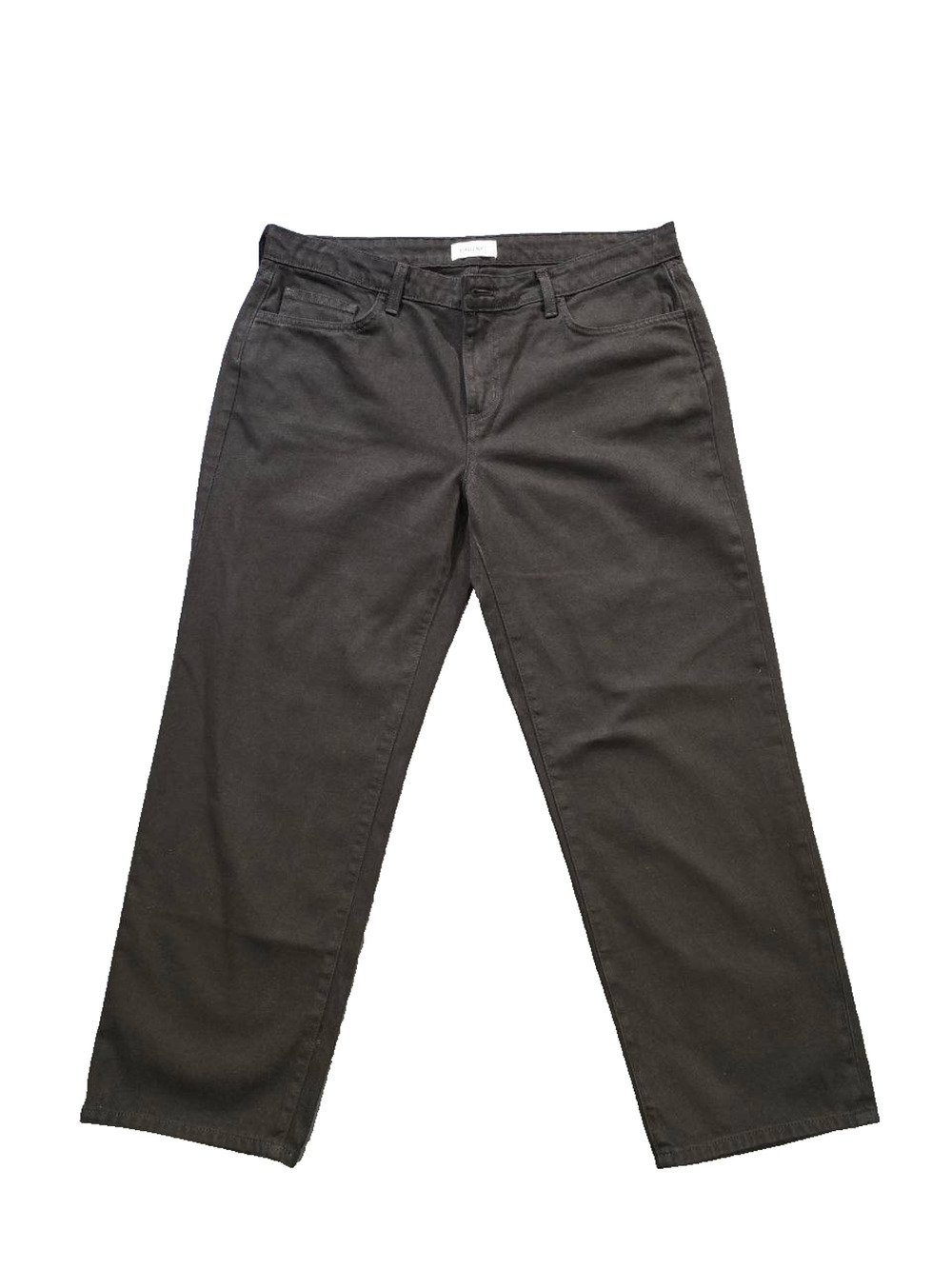 L'AGENCE Blane Low Rise Cropped Black Denim Jeans Y2k Size 31 A011221